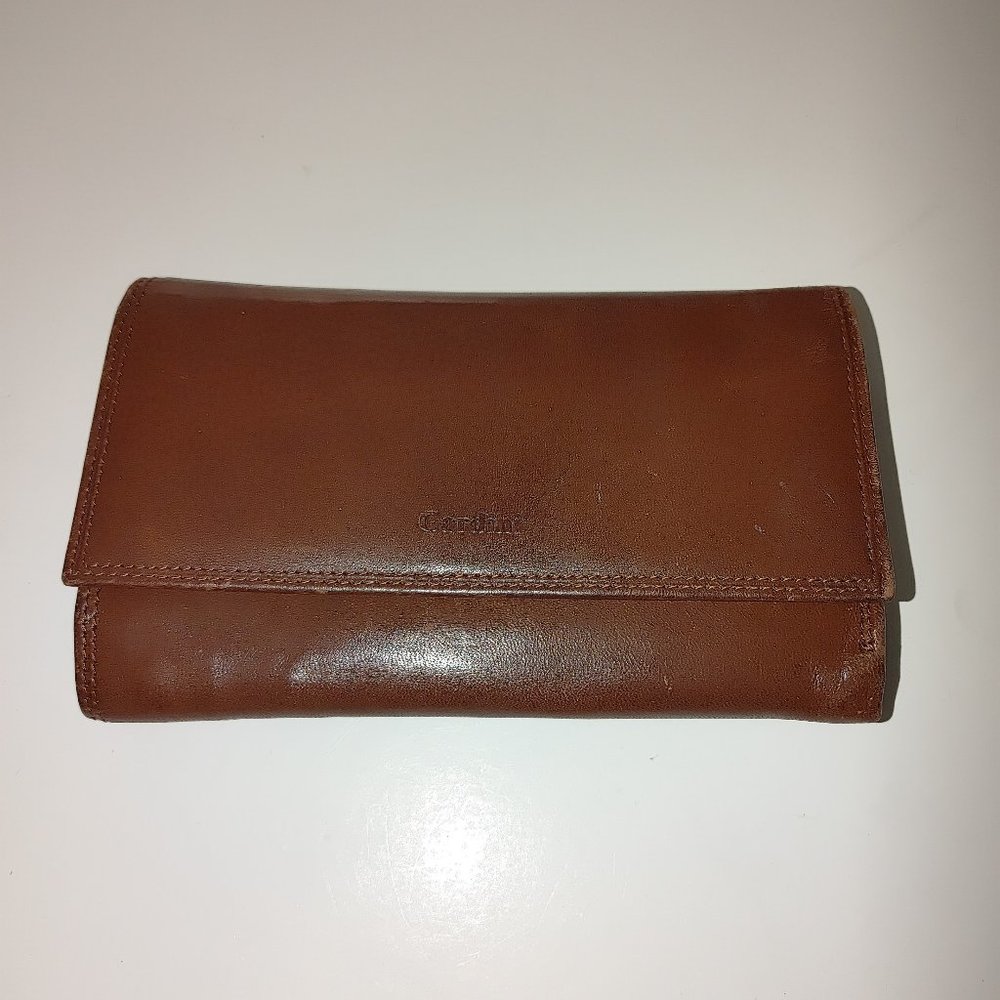 Vintage GARDINI Vera Pelle Leather Multi Compartments Wallet Pre- owned
